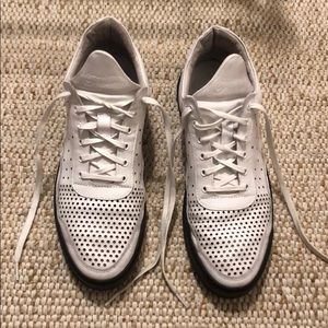 FILLING PIECES White Leather Sneakers - size 44